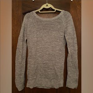 grey sweater (LOFT), size M